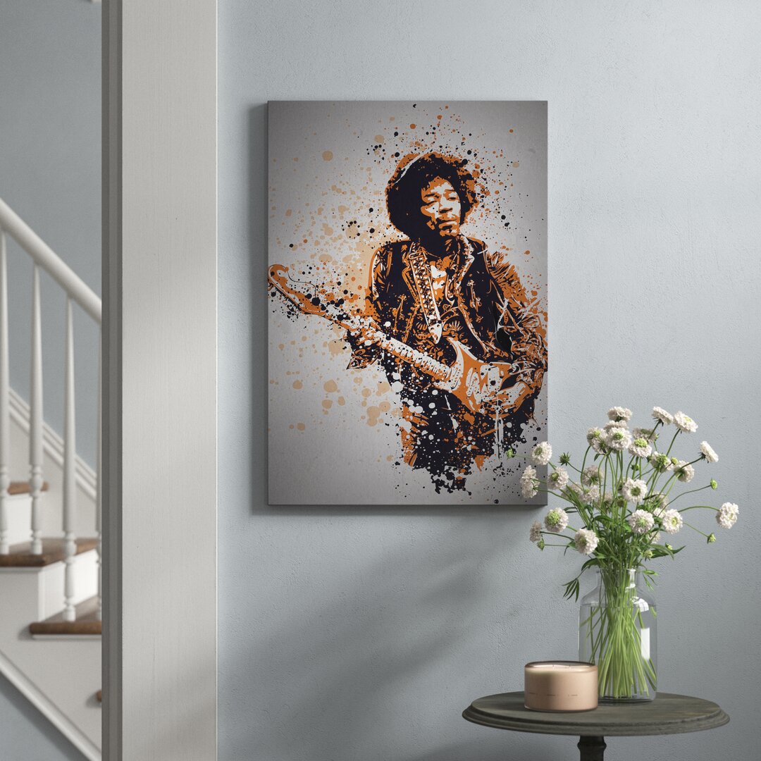 Leinwandbild Jimi Hendrix von Maggie Vandewalle