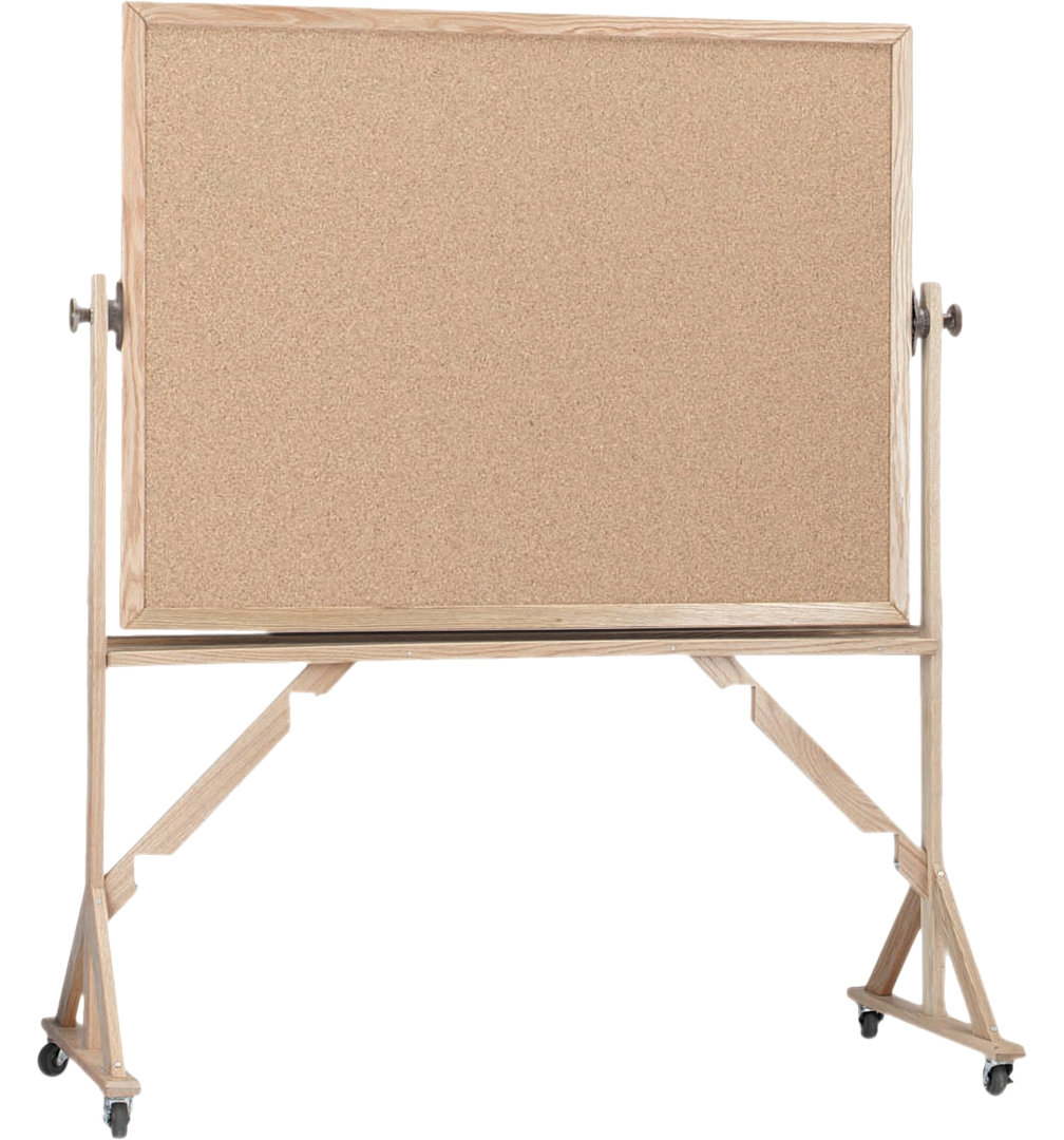 Reversible Free Standing Bulletin Board AARCO 