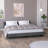 Koura Bed Base with Headboard, Smokey Oak-949663286-1001168294