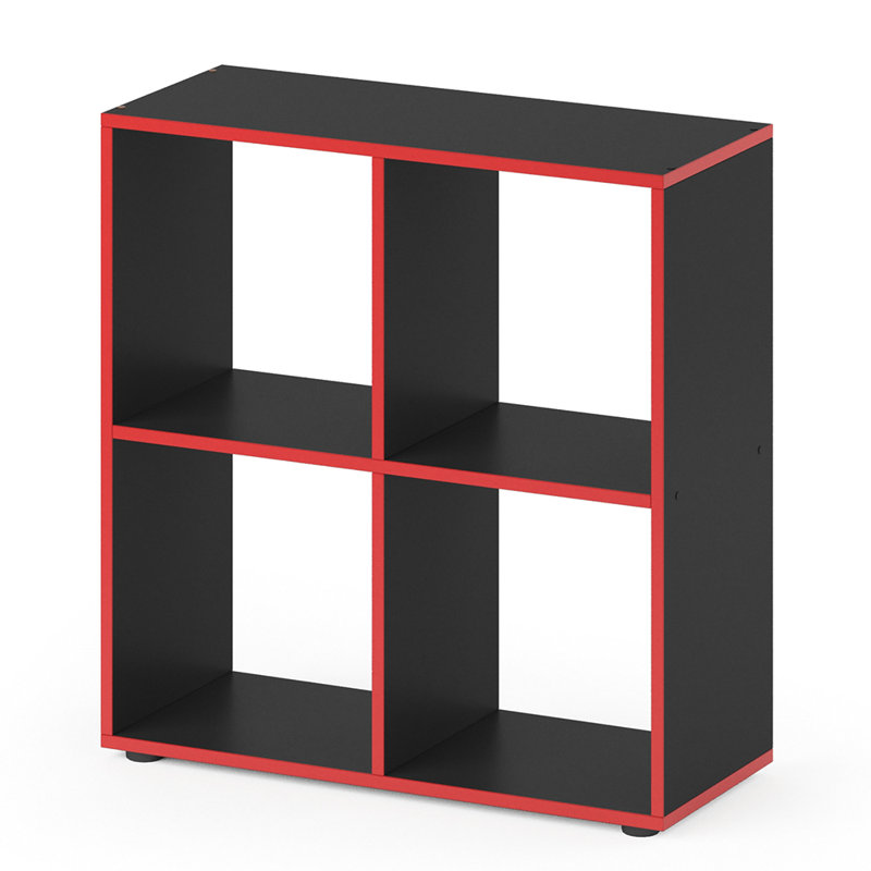 Bernaldo 72.6cm H x 72.1cm W Engineered Wood Standard Bookcase