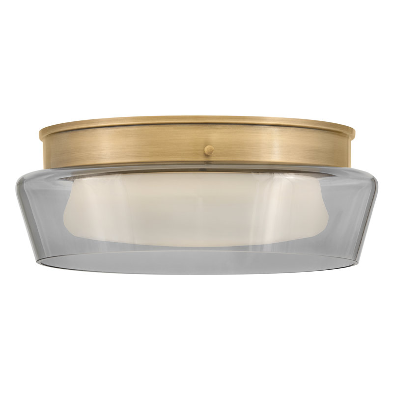 DEMI Flush Mount, Heritage Brass