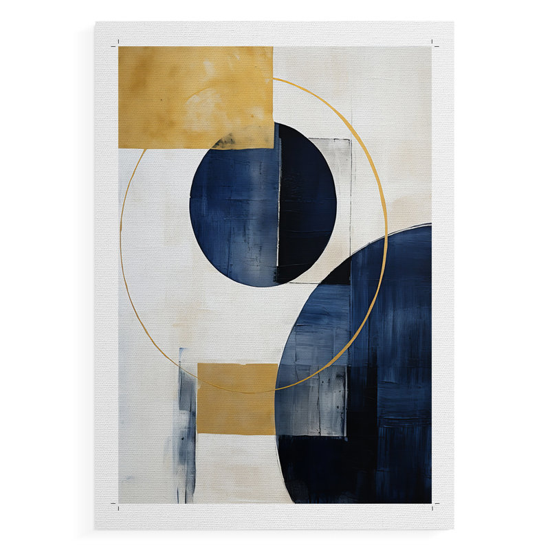Série ABSTRACT DLVII - Impression sur toile seulement - NON CADRE, H 18 po x l 12 po