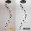 Luminaire suspendu en cage 8 lumières