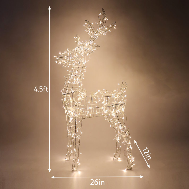 Présentoir lumineux à cadre métallique