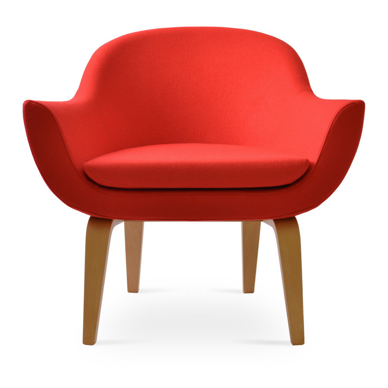 Chaise de réception Tiyren, Rouge pomme