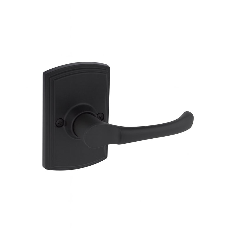 Single Dummy Door Lever, Black