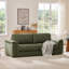 Canapé standard rembourré en polyester 87 po avec coussins amovibles-1448236237