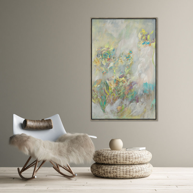 In Spring II Painting by Victor Ryan, 39.75" H x 25.75" W, Image Brush Gel