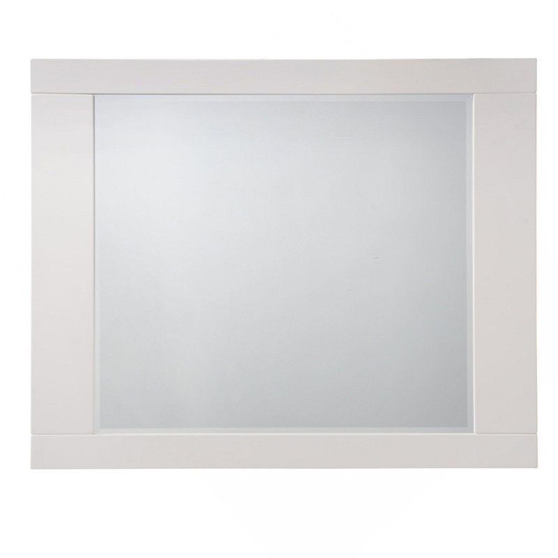 Naima II White High Gloss Finish Mirror