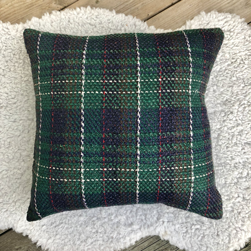 Housse de coussin Holiday Holiday Christmas, 18 po x 18 po, Vert