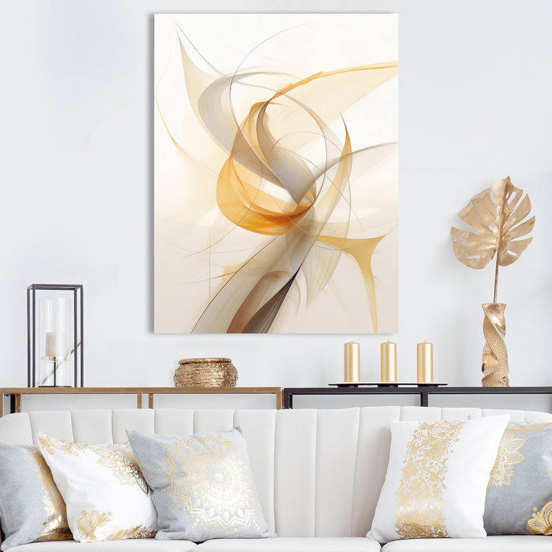 «Tender Whirling Illustration I», reproduction sur toile, H 20 po x l 12 po x P 1 po, Toile tendue