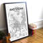 Amsterdam City Map - No Frame Print-1400726937