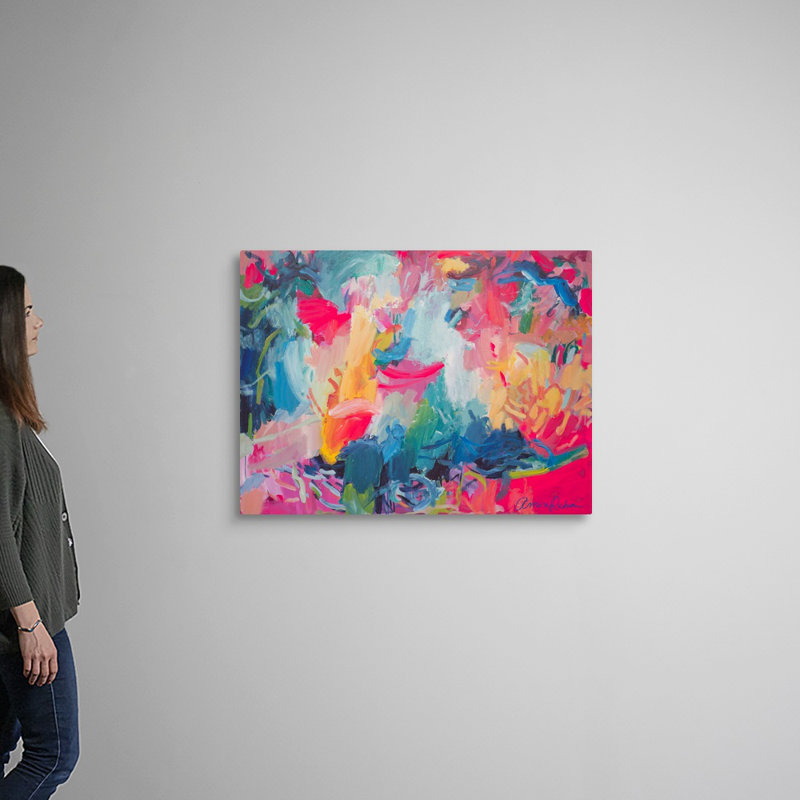 «Wild Trees Singing» par Amira Rahim - reproduction d'art, Toile tendue, H 30 po x l 40 po x P 1,25 po