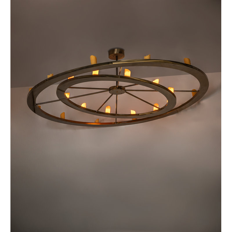 108" Wide Donner 24 Light Chandelier