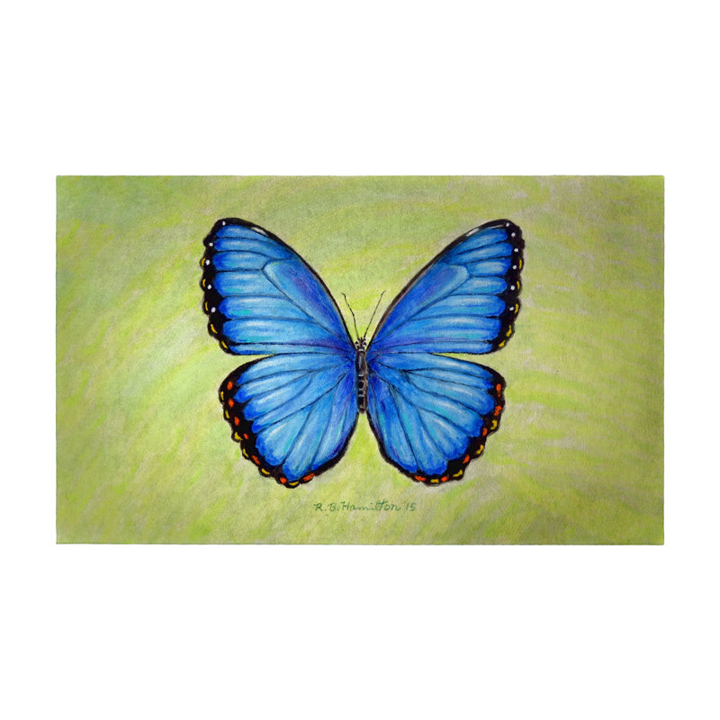 Tapis de porte d’extérieur antidérapant morpho Ronald, Rectangle 1 pi 6 po x 2 pi 2 po