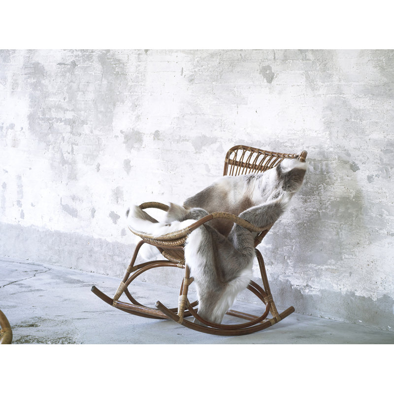 Chaise berçante Monet, Antique, Beige