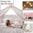 Generic 52'' W x 35.5'' D Indoor Polyester Play Tent-86136484