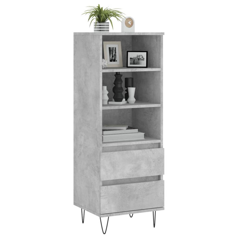 Middent 40cm Sideboard, Concrete grey