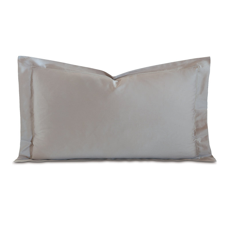 Deluca 100% Cotton Pillow Sham, King, Dove