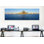 «Panoramic Skyscrapers on the waterfront», Detroit, Michigan, États-Unis, reproduction de photo sur toile tendue