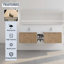 Meuble-lavabo 72 po à fermeture en douceur avec lavabo-1435282190