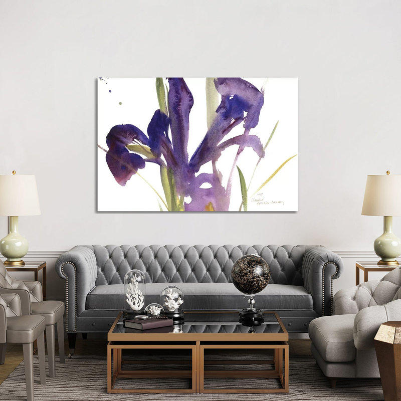 Iris, 1987 1 Piece Wrapped Canvas Painting, 152.5 cm H x 101.5 cm W