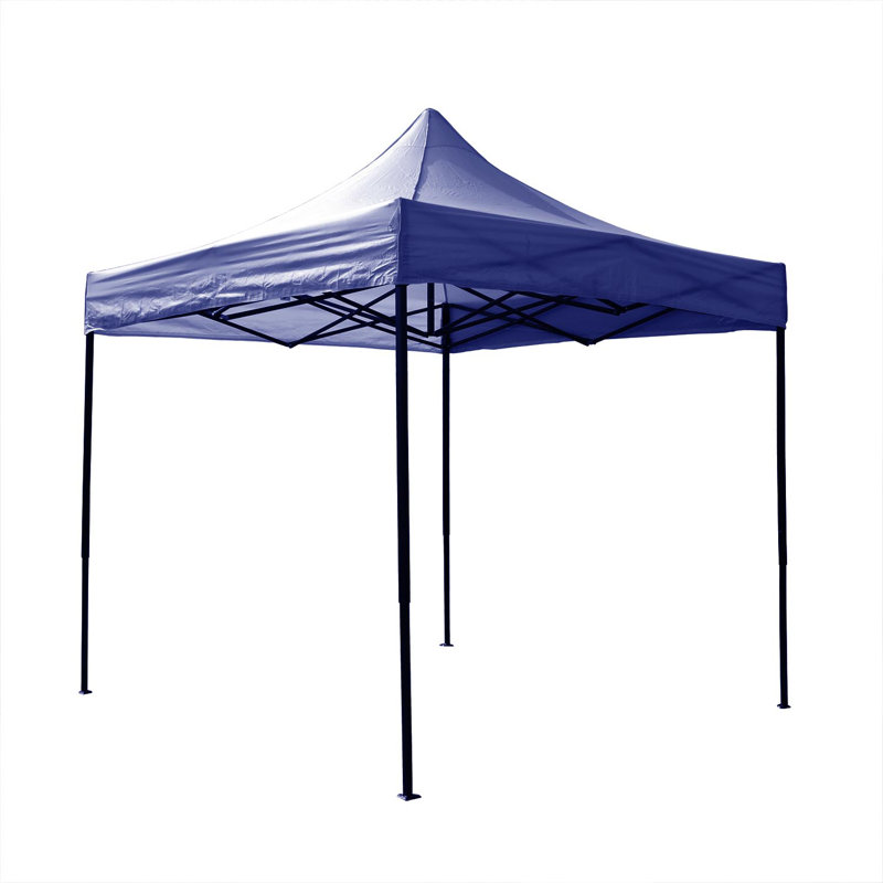 Hooten 0.99m x 0.99m Steel Pop Up Gazebo, Blue