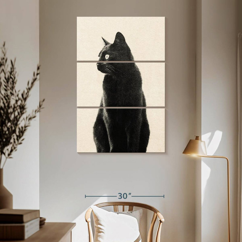 Brampt Black Cat Beige, 65" H x 42" W