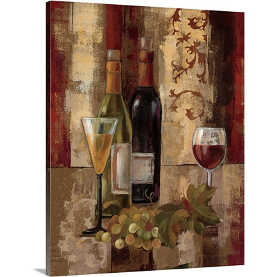 «Graffiti and Wine III» par Silvia Vassileva, reproduction d'art sur toile