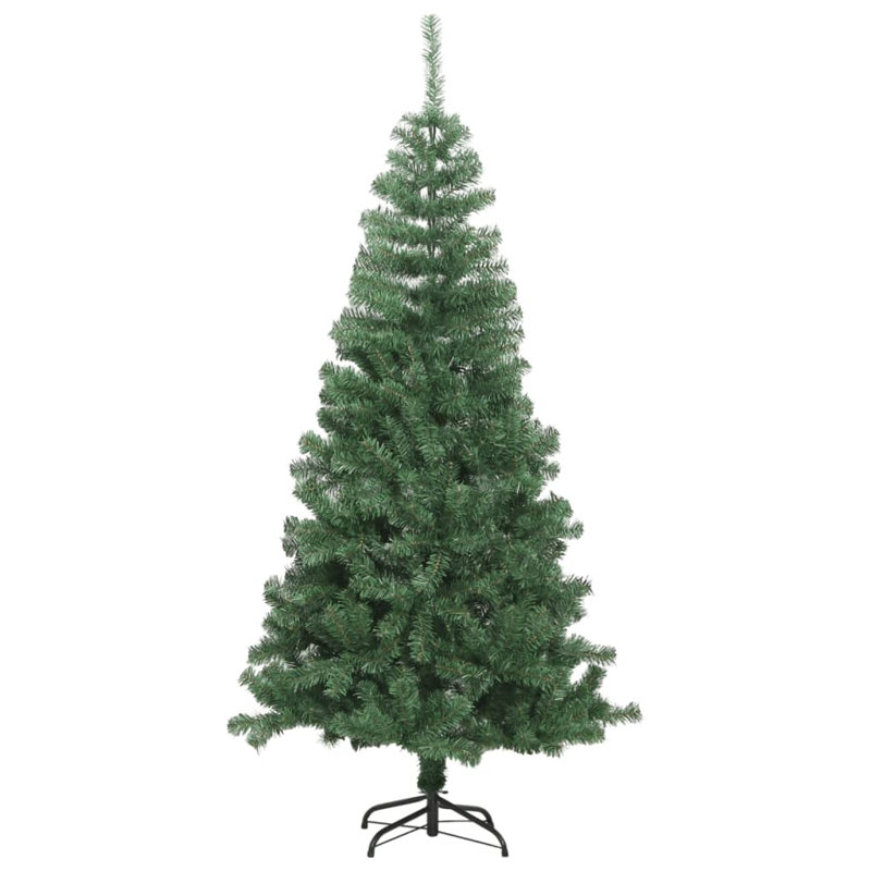 Arbre de Noël artificiel avec branches, 47,2 po x 25,6 po, Vert