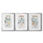 Nature Jar I - Toile tendue avec châssis sur mesure - 3 pièces