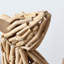 Objet décoratif traditionnel en bois massif Burlywood
