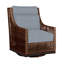 Outdoor Peninsula Gliding Wicker/Rattan Chair with Cushions-301211500-301233306-371135333