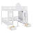 Bunk Bed With Changeable Table, Bunk Bed Turn Into Upper Bed And Down Desk