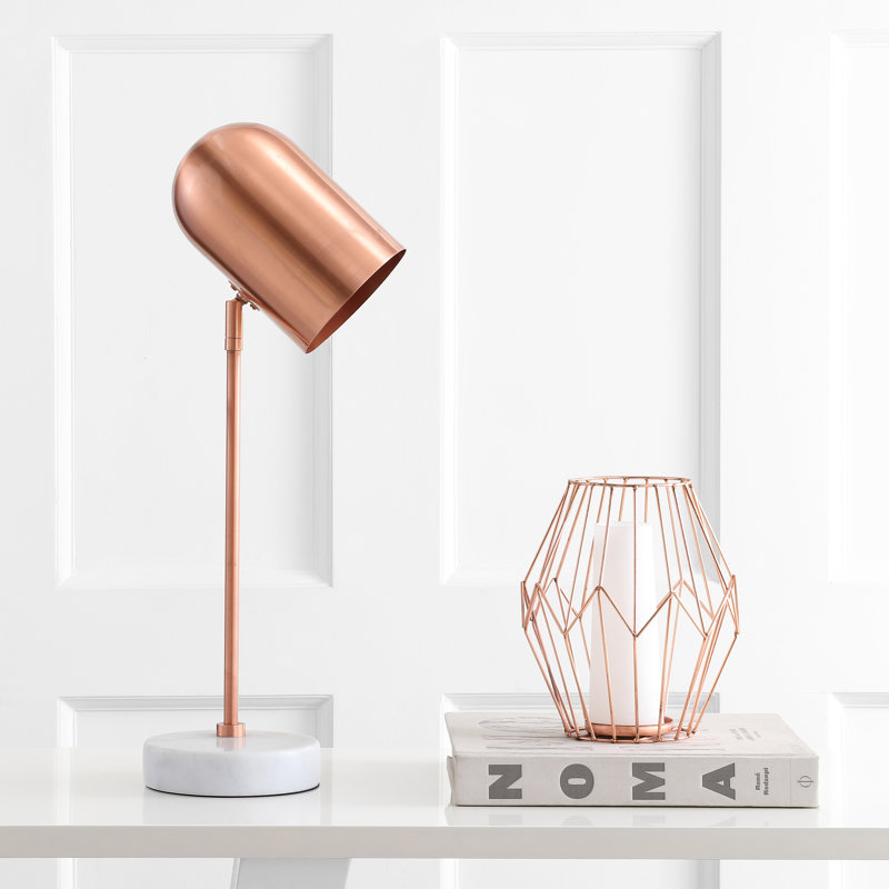 Lampe de bureau 22 po Ashley, Cuivre