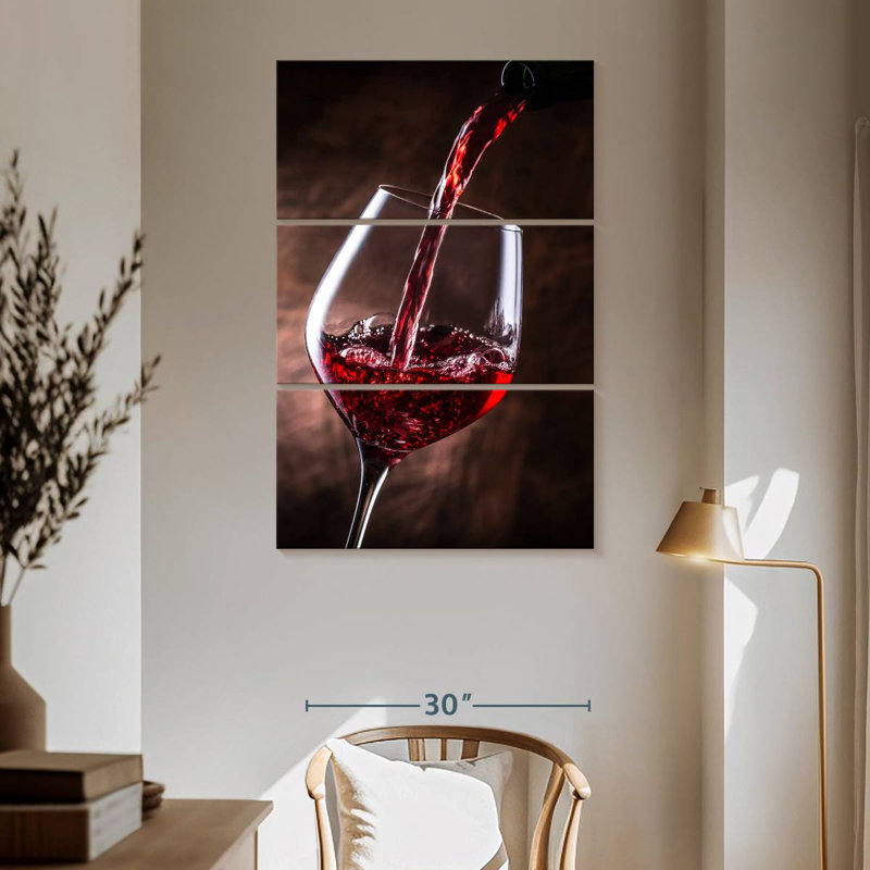 Yarlin Classic Red Wine, 65" H x 42" W