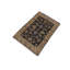 Tapis oriental brun clair / brun en laine noué à la main 2 pi x 2 pi 11 po Baccio