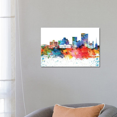 Phoenix Skyline - Wrapped Canvas Painting