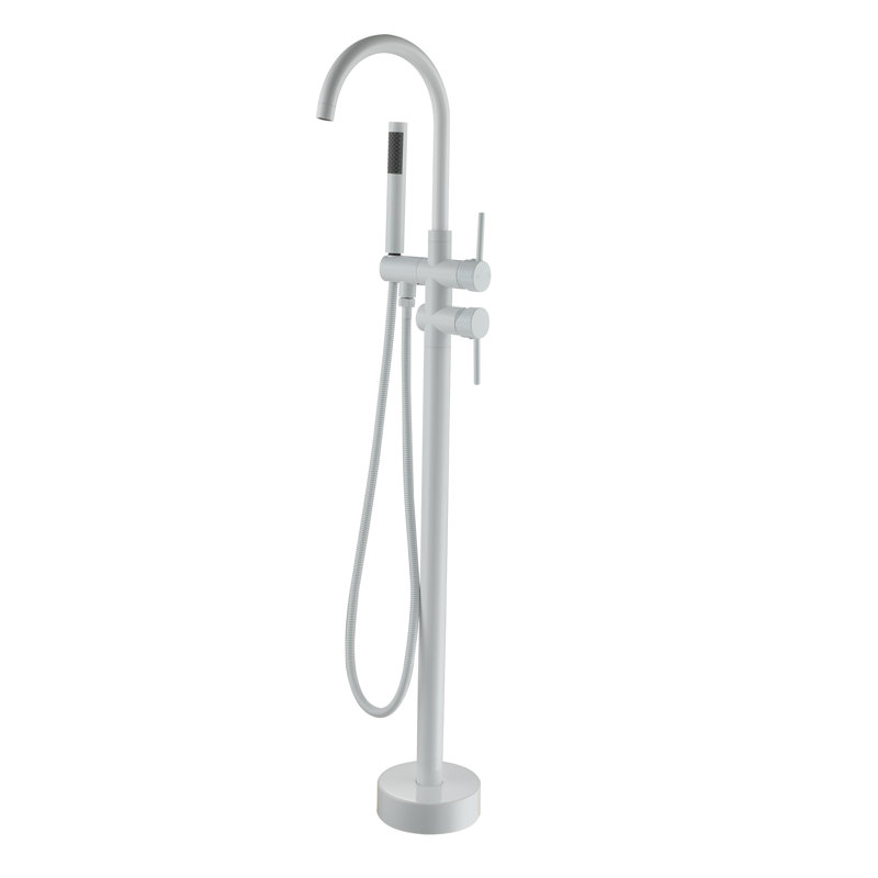 Robinet de baignoire à main double Residentail, Blanc neige