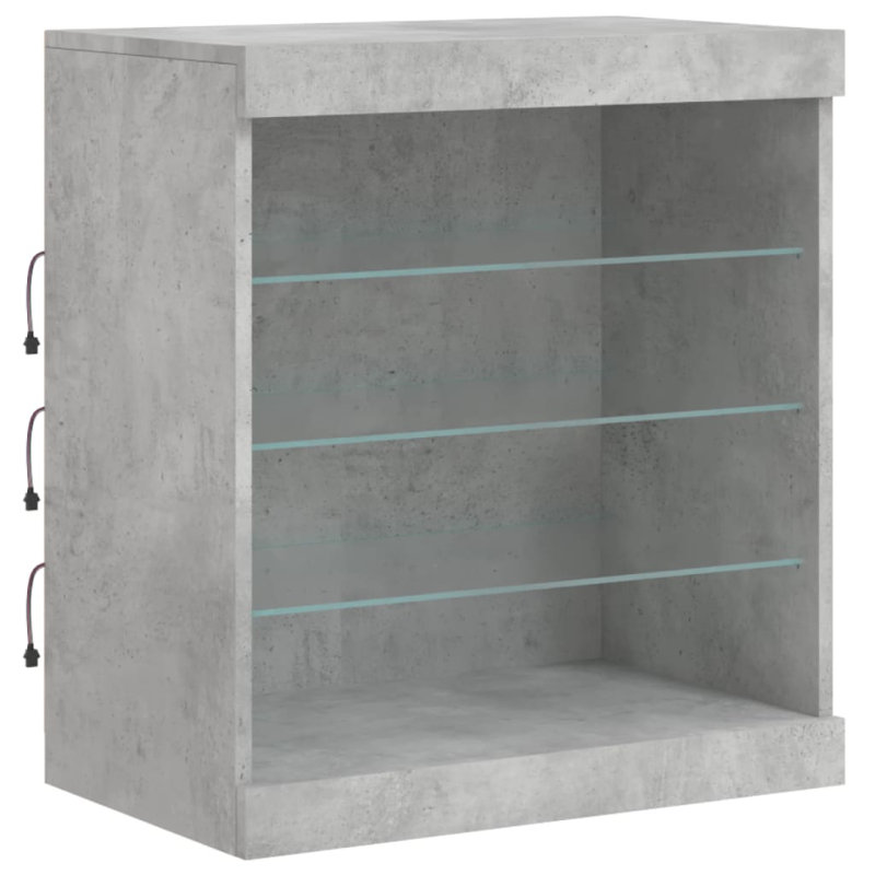 Basilina 60.5cm Sideboard, Concrete Grey