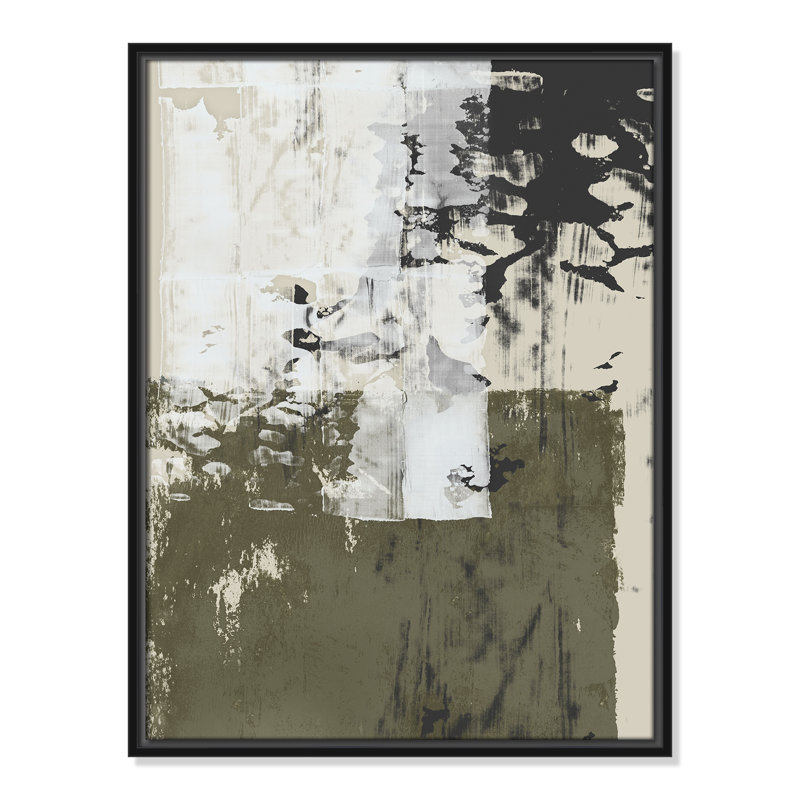 «Reflections In Sage II» par Isabelle Z, Noir, H 29,5 po x l 23,5 po
