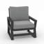 Chaise à assise profonde Malibu, blanc-102186535-102186536