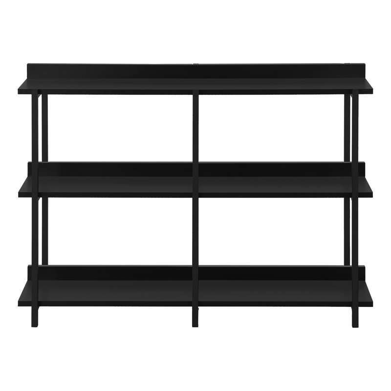 Console de table d'appoint, Noir, Noir