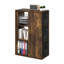 Bibliothèque à 3 niveaux Samual, bibliothèque ouverte, rangement et bacs-1421763057
