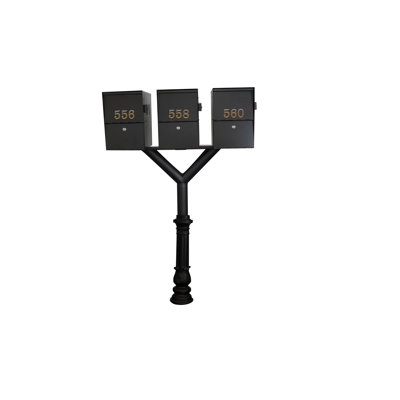 Penfield 77.5'' H Ornate Multi-Mount Post