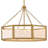 Fredrick Ramond Veleta Large Drum Chandelier