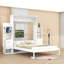Lit escamotable polyvalent avec tablettes de rangement et tiroirs Sebatian-2011879778-2011879779