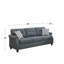 Ensemble de salon configurable 2 pièces Ruls-65777826