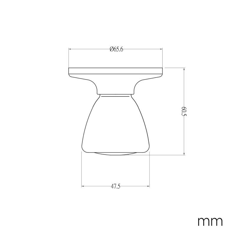 Faux bouton de porte Tulip