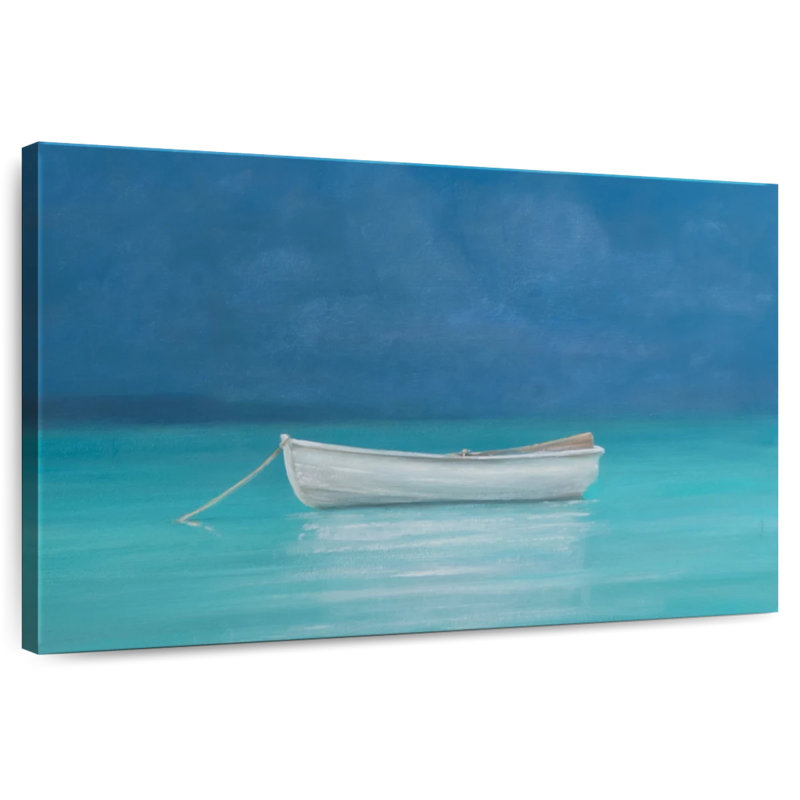 Mehar White Boat Kilifi, 16" H x 24" W